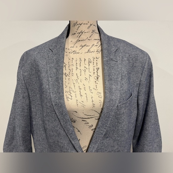 Banana Republic Men’s 46L Light Blue 100% Cotton Tailored Fit Blazer - Picture 2 of 11